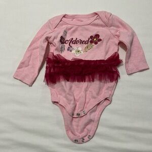Pink princess tutu onsie